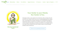Desktop Screenshot of personcenteredtech.com
